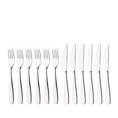 12-tlg. Besteckset aus 18/10 Edelstahl für 6 Personen