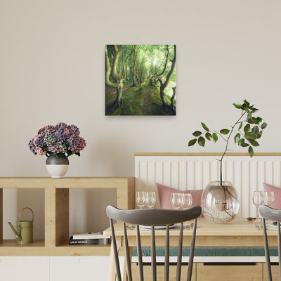 «Crazy Lane», reproduction d'art contemporain de paysage forestier contemporain
