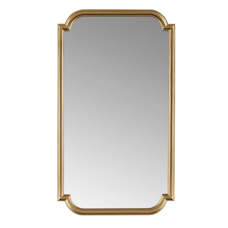 Miroir mural en bois