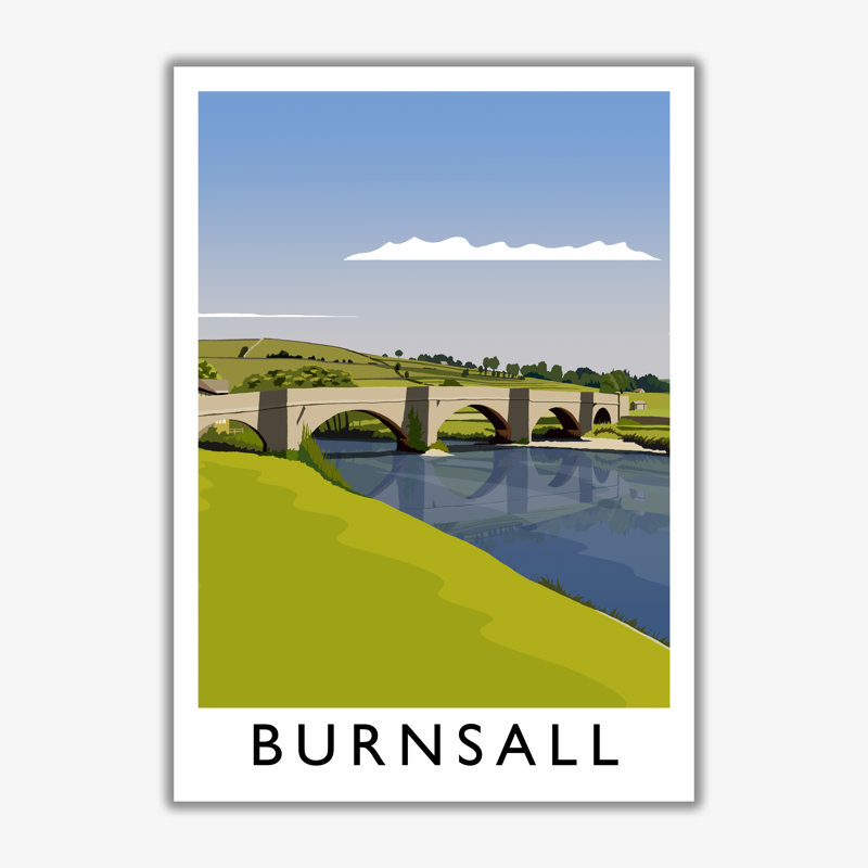 Burnsall Portrait - Print, No Framed, 50cm H x 40cm W x 3cm D