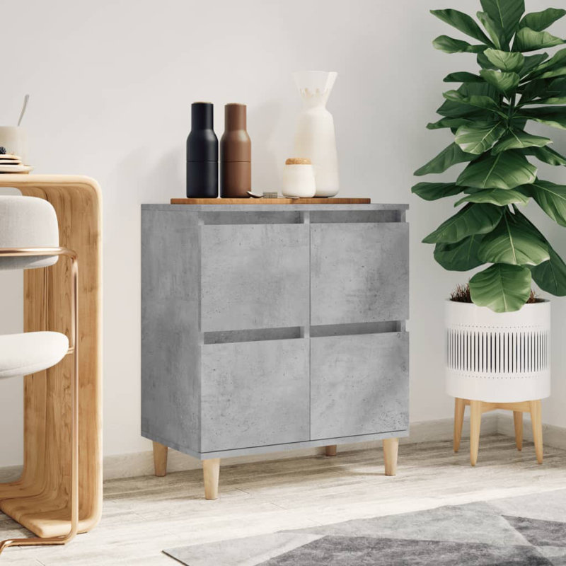 Lakken 60cm Sideboard, Concrete Grey