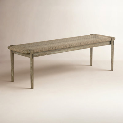 Michaelson Wicker Bench by Birch Lane