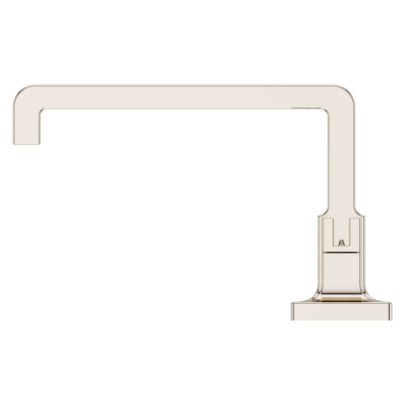 Verve 2-Handle 8 in. - 15 in. Widespread Bathroom Faucet without Handles with Ribbon Spout , Polished Nickel
