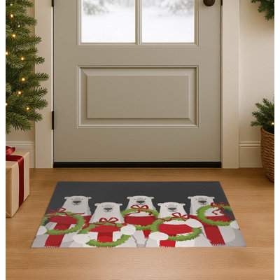 Polar bear Ultra-thin Indoor Doormat