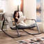 Chaise berçante double