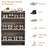 Shoe Cabinet with 2/3/4/6 Flip Drawers/ with 3 Flip Drawers & Side Door, Wooden Shoe Organizer w/Adjustable Shelf, Shoe Storage for Entryway, Hidden Shoe Cabinet for Hallway,-1198379418