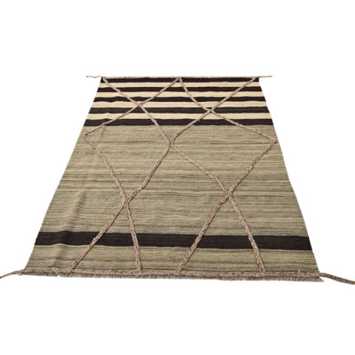 Tapis beige 4 x 6 Pinkerton