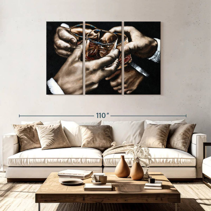 Yarlin Cheers, 48" H x 74" W