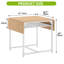 Extendable Unfinished Metal Base Dining Table-1810422634-1810422635