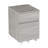 Techni Mobili Rolling Two Drawer Vertical Filing Cabinet With Lock And Storage, Grey, Cabinet