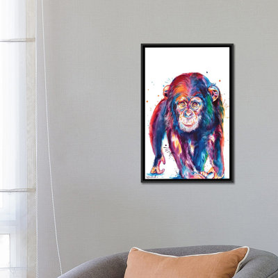Chimp par Shaunna Russell - reproduction d'art sur toile