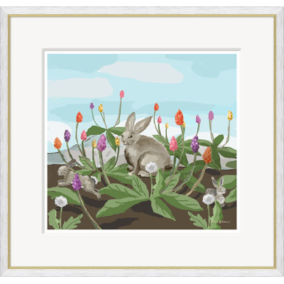 Rabbit Patch II Print by Dana Gibson