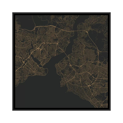 « istanbul routes », impression sur toile tendue