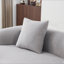 Canapé courbé gris avec accoudoir rond, canapé à compression avec 2 coussins, canapé pour petit espace, salon, chambre à coucher, sans assemblage-2101307434