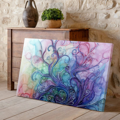 Reproduction d'art sur toile, "Composition abstraite d'aquarelle"