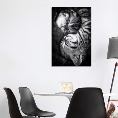 Yin et Yang - Giclée sur toile tendue avec châssis