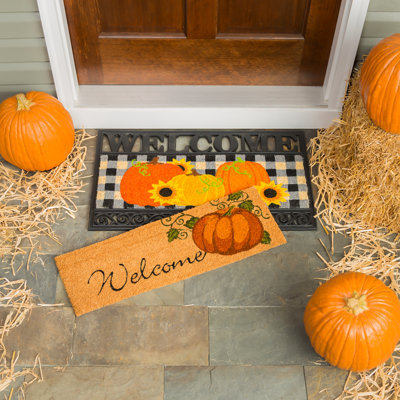 Haltwhistle Non-Slip Thanksgiving Outdoor Doormat
