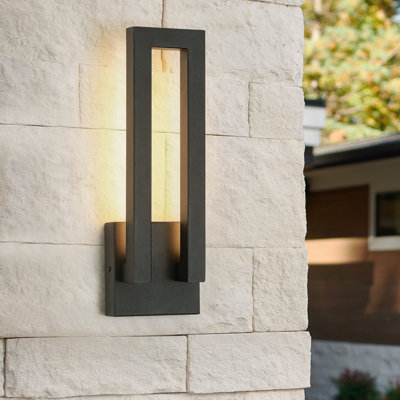 Applique murale d'extérieur moderne 14,6 po à DEL IP54 imperméable