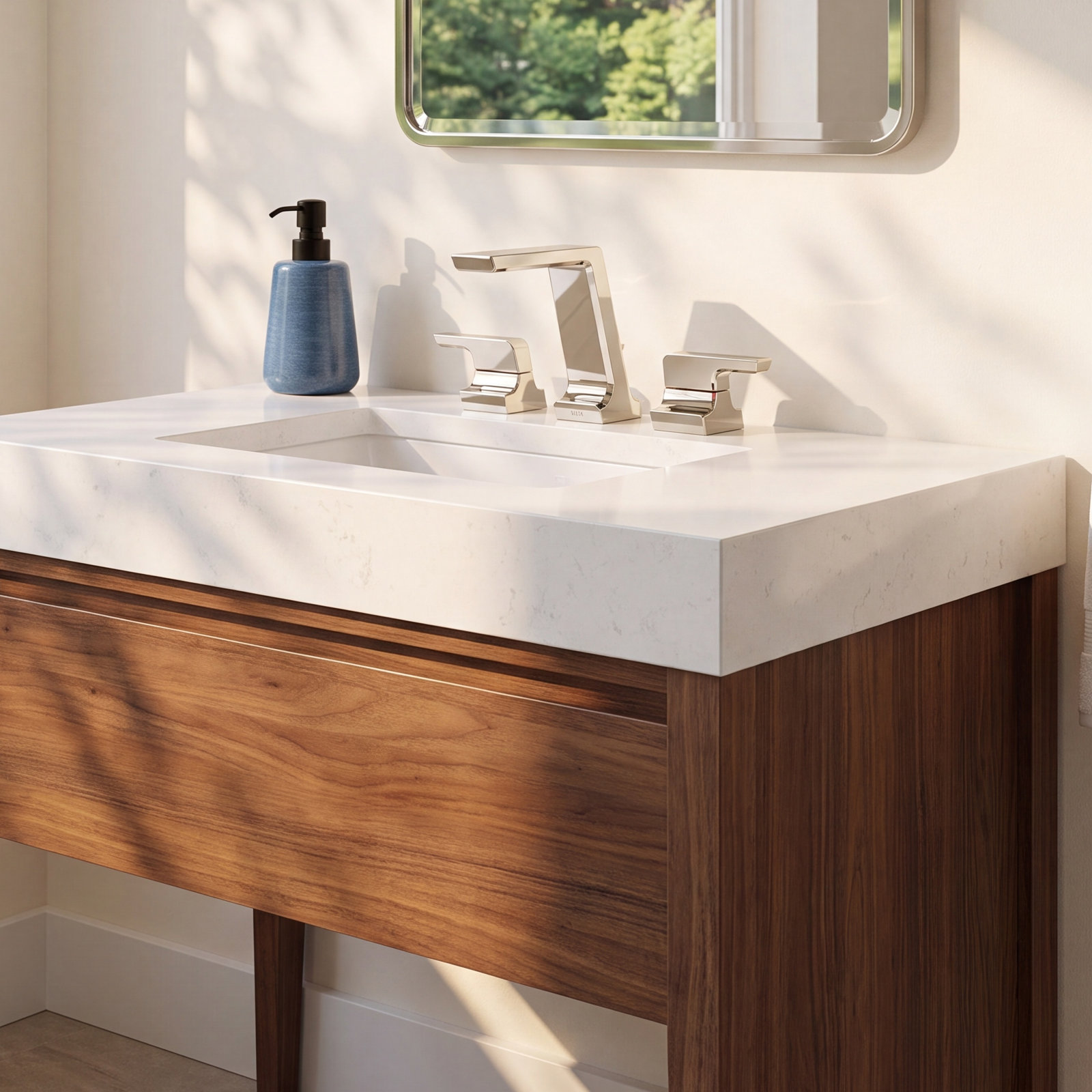 Pivotal® Deck-Mounted Roman Tub Faucet Trim, Polished Nickel