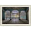 Aged Mansion' Framed Print on Glass