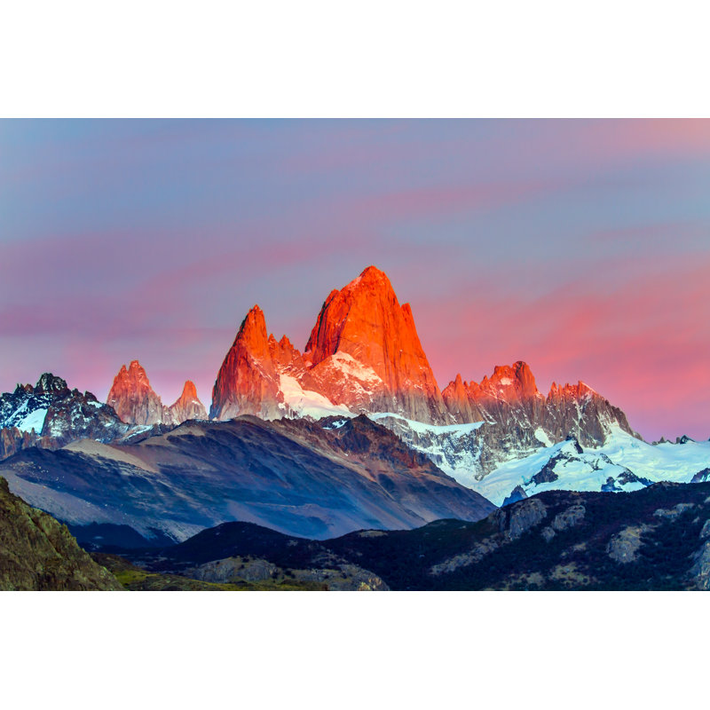 The Crimson Dawn by Kavram - Wrapped Canvas Print, 20cm H x 30cm W