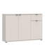 Ganymede Wide 3 Door Cupboard with Drawer-127662764