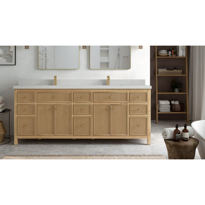 Ensemble de meuble-lavabo double 84 po