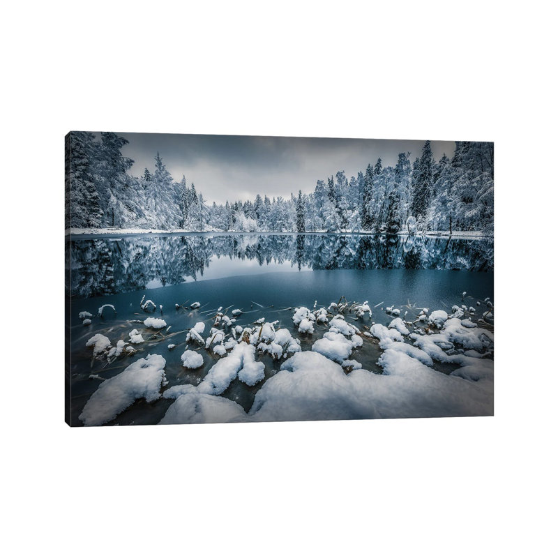 The First Snow by Lauri Lohi - Wrapped Canvas Print, 101.6 cm H x 66.04 cm W x 3.175 cm D