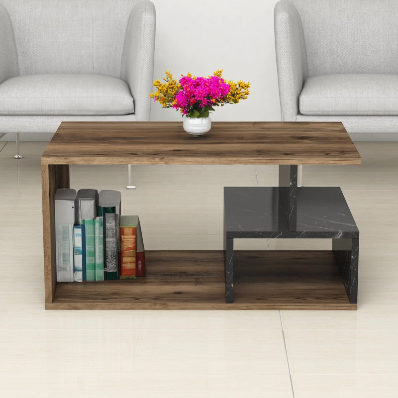 Table basse Ahnyah, Noir