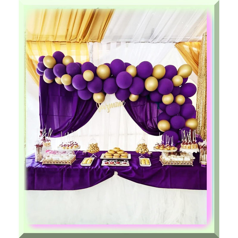 15PCS Pink Orange Peach Tissue Garland Banner