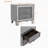 Velvet Solid Wood Nightstand-1238811337