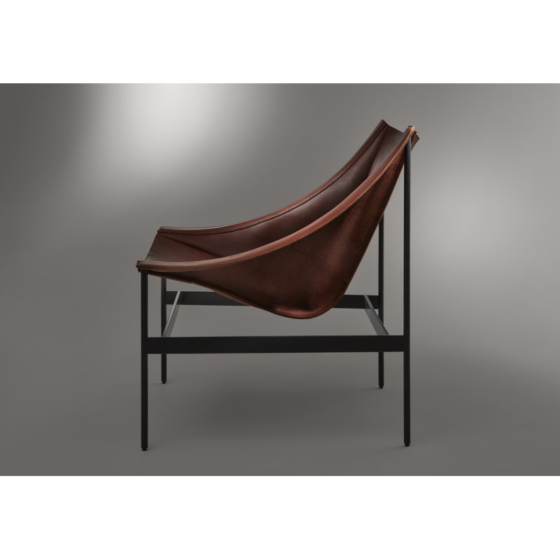 Heyday Lounge Chair, Chestnut Full Grain Leather