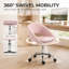 HOMCOM Velvet Office Chair