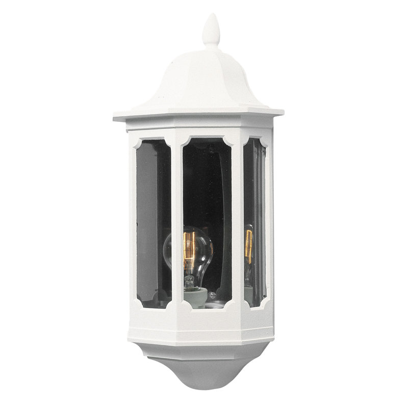 Outdoor Wall Lantern, White