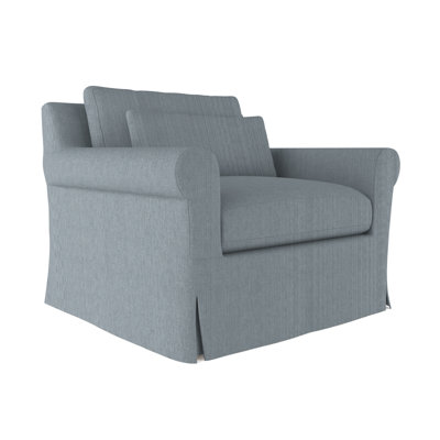 Chaise avec accoudoirs à accoudoirs roulés Ludlow