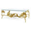 Golden Ginkgo Glass Coffee Table