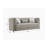 Gray Chenille Sofa w/3 Pillows