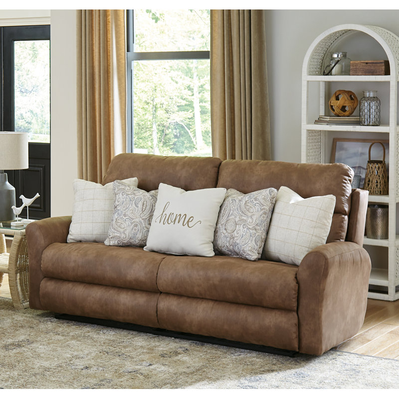 Pontianak Upholstered 83'' Reclining Sofa