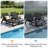 HDPE Chaise Lounges – Adjustable 5-Position Outdoor Recliners with Wheels & Cup Holders, Weather-Resistant for Patio, Pool, Garden, Black, Set of 2-1615306784-1615306797