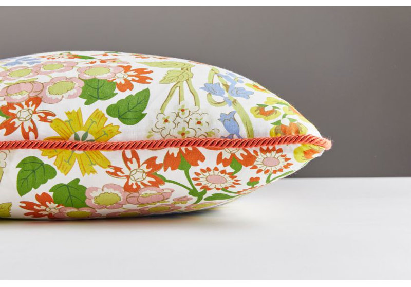 Folklore Square Pillow Cover & Insert, Spingtime, 18" x 18"