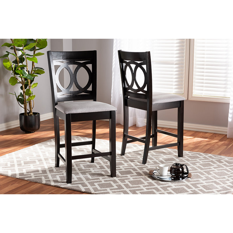 Tabouret de comptoir 25 po Britte, Lin gris
