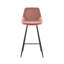 Upholstered Counter Stool with Metal Frame-748741093