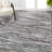 Bonnyrigg Loom Modern Strie' Black/Gray Rug-2010968233