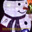 Décoration de Noël de bonhomme de neige 4 pièces