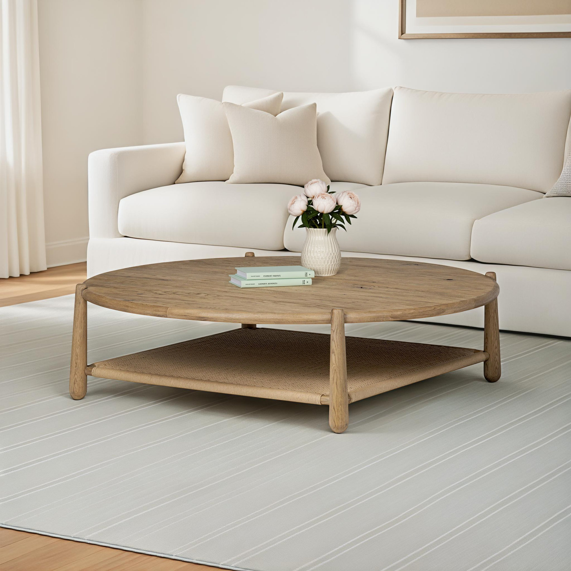 Salvador Coffee Table, Aged Smoked Oak Resawn