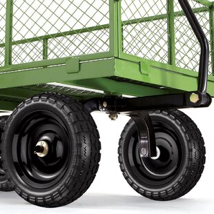 Gorilla Carts 3 Cu. Ft. 400 Lb. Steel Utility Garden Cart - Town