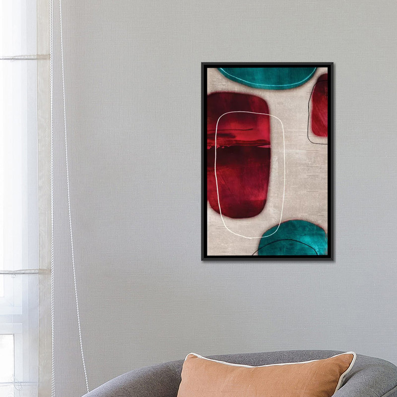 «Cherry Shades II» par Tom Reeves - impression sur toile tendue, H 60 po x l 40po x P 1,5 po, Toile avec cadre noir