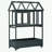 Potting Bench with Movable Wheels, Openable Roof and Storage Box-1907425741
