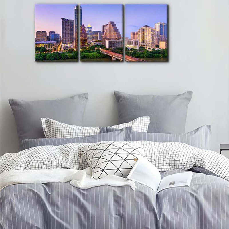 3 Piece Wrapped Canvas Wall Art
