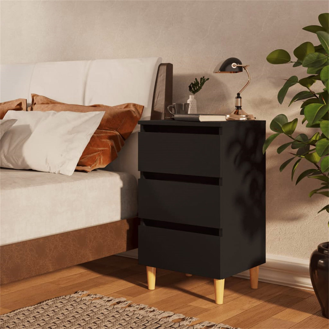 3 Drawer Bedside Table